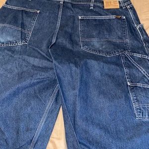 Carhartt Men’s Dark Blue Denim Carpenter Shorts